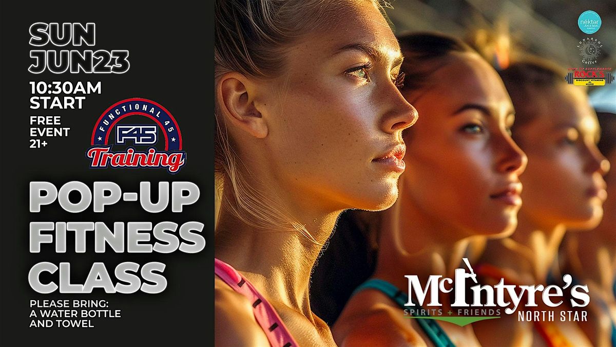FREE Pop-UP Workout Class Hosted by F45