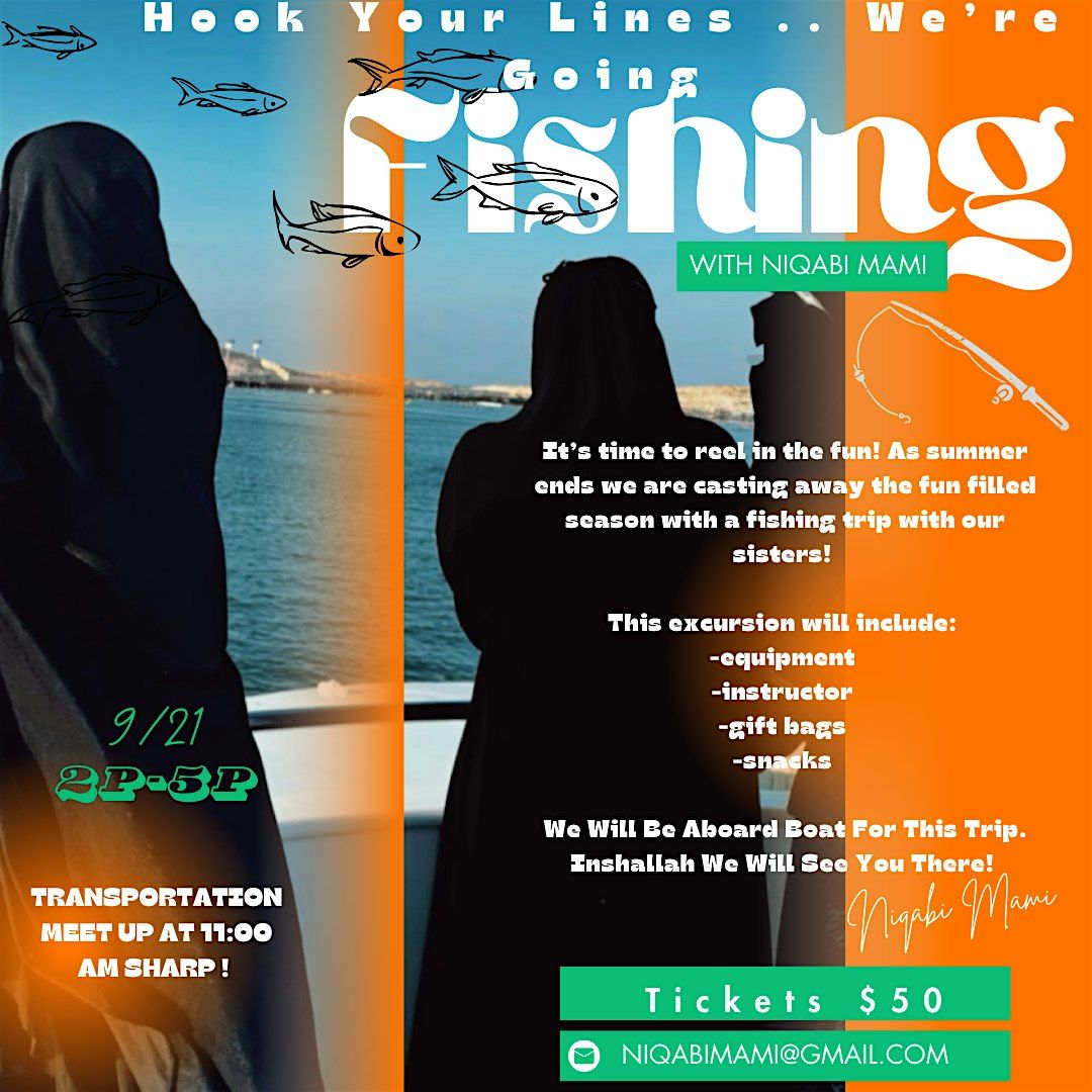 Sister's Fishing Trip w\/ Niqabi Mami