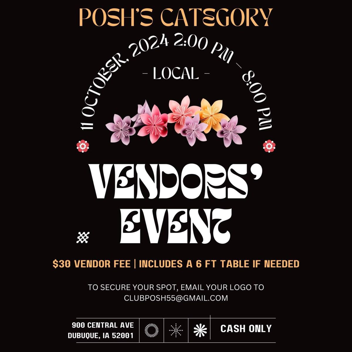 Venders\u2019 Event