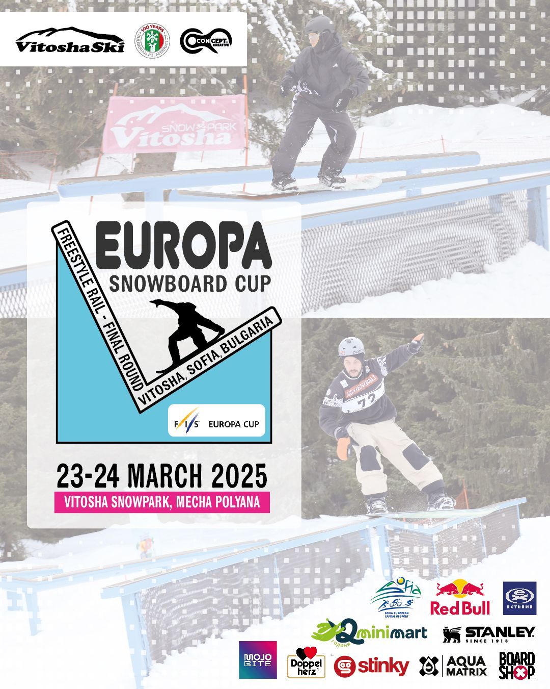 Europa Cup Snowboard Rail Vitosha 2025