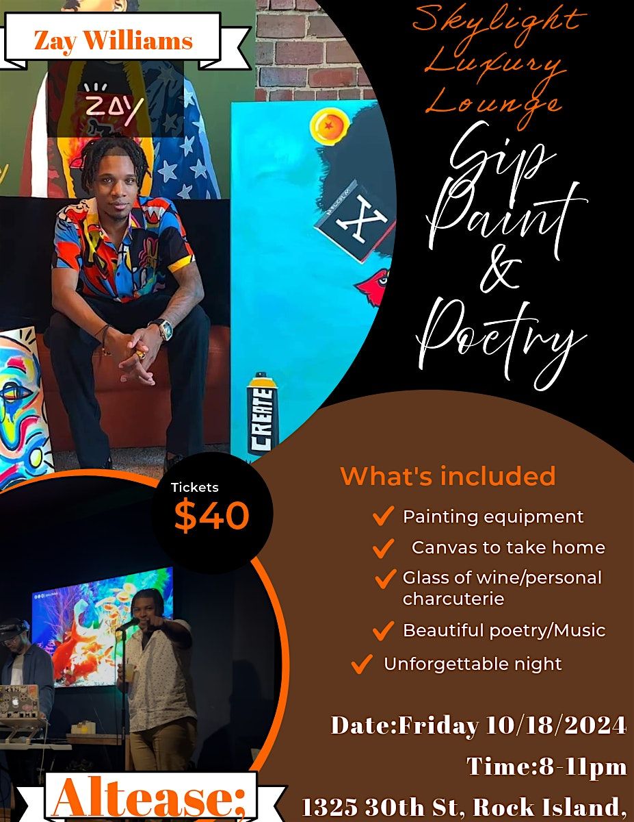 Sip, Paint & Poetry