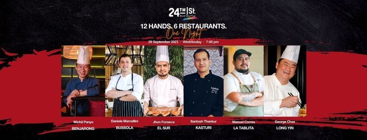 12 Hands. Six Restaurants. One Night.