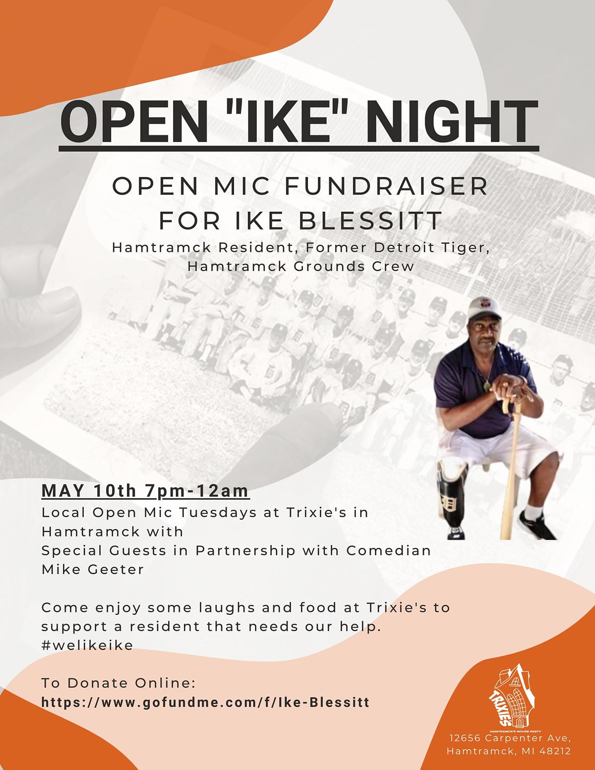 Open Ike Night : Ike Blessitt Comedy Fundraiser