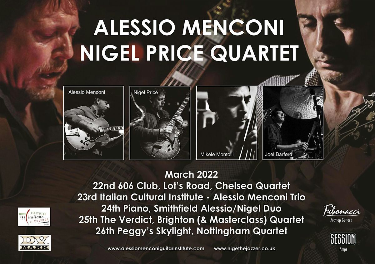 Alessio Menconi \/ Nigel Price Quartet Live at The Verdict Jazz Club
