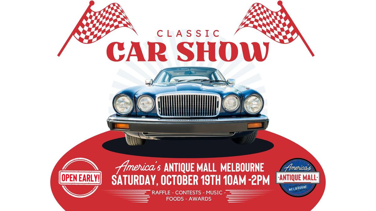 Melbourne Car Show: Sunday, October 6th, 10:00AM-2:00PM