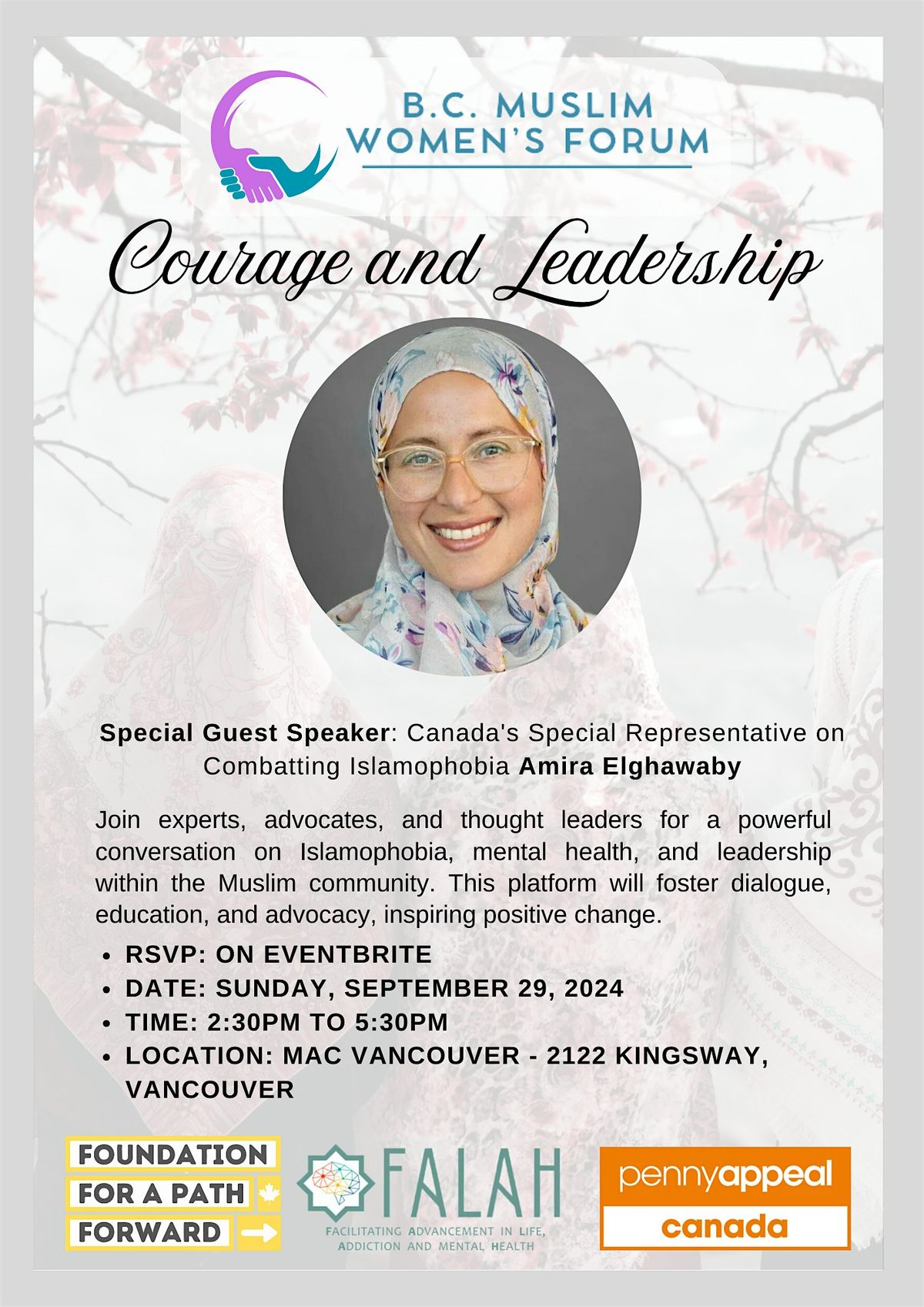 B.C Muslim Women's Forum: Courage and Leadership