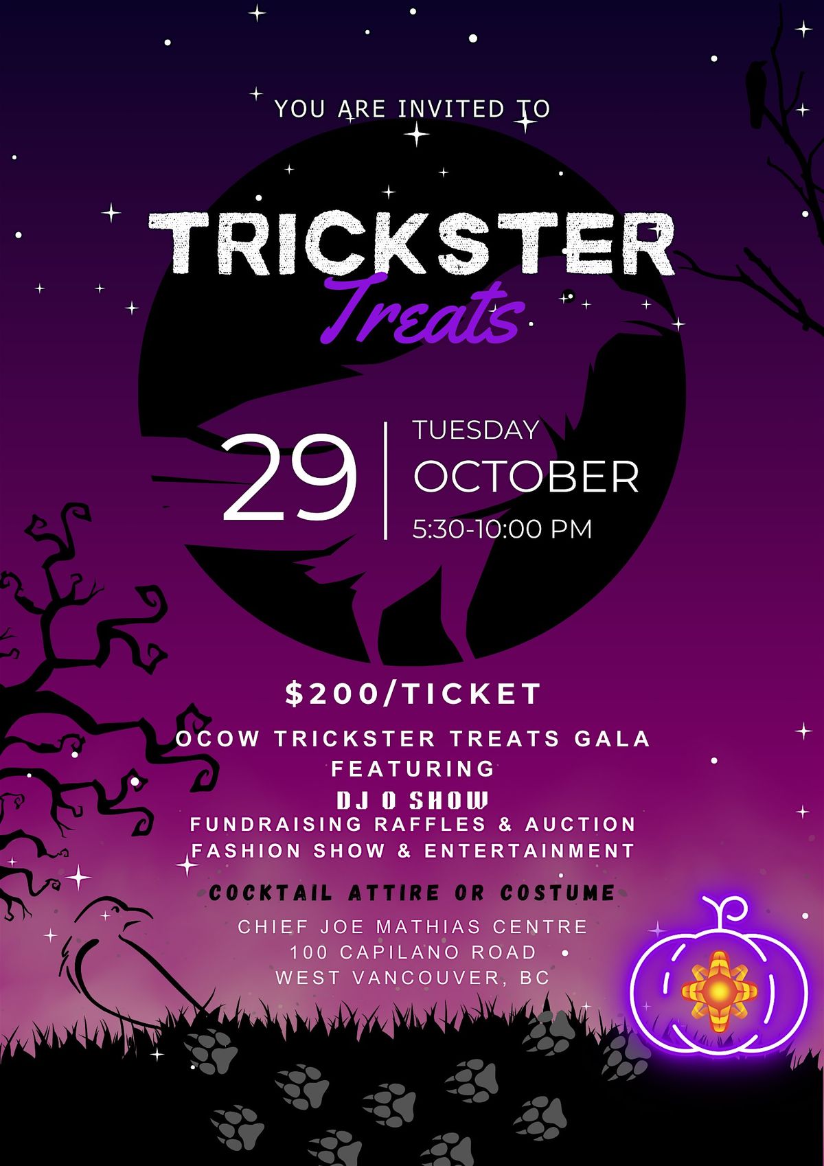 OCOW Trickster Treats Gala