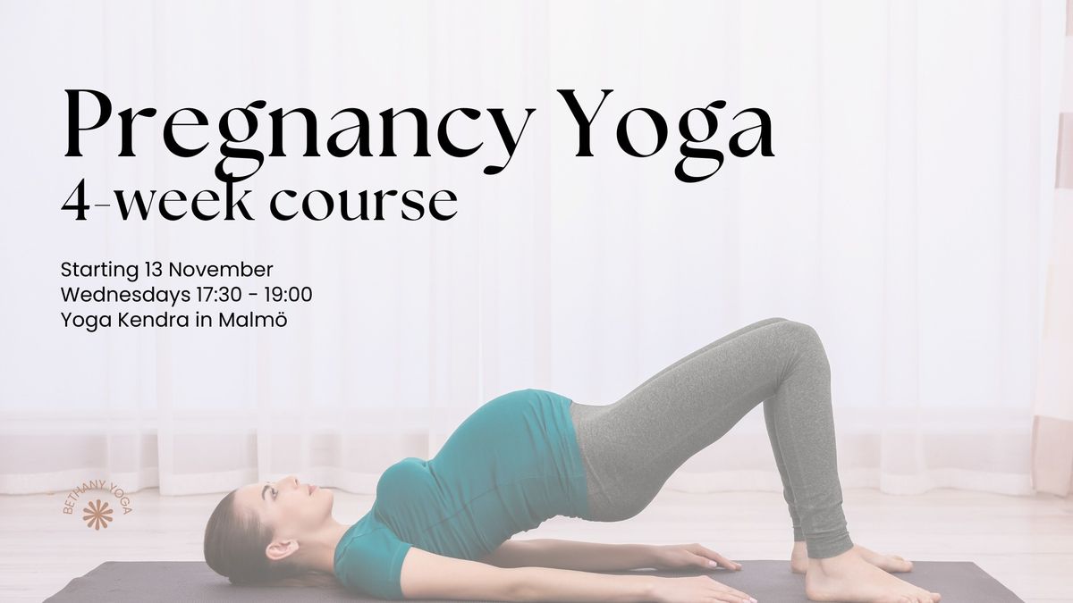 Pregnancy Yoga 4-Week Course - Wednesdays at 17:30 (Gravidyoga kurs)