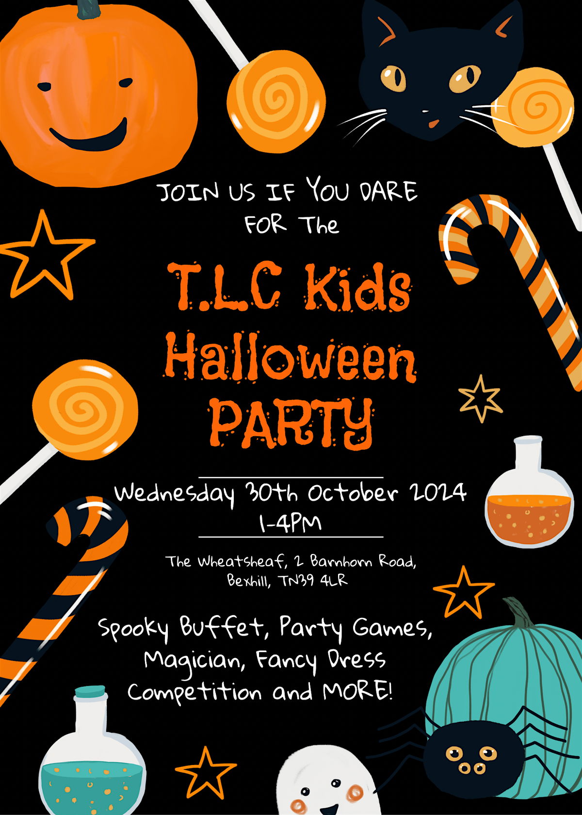 T.L.C FREE Kids Halloween Party