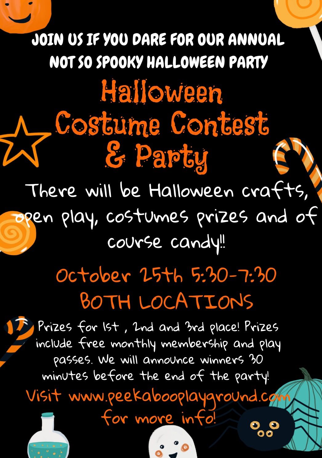 Halloween Party and Costume Contest! 