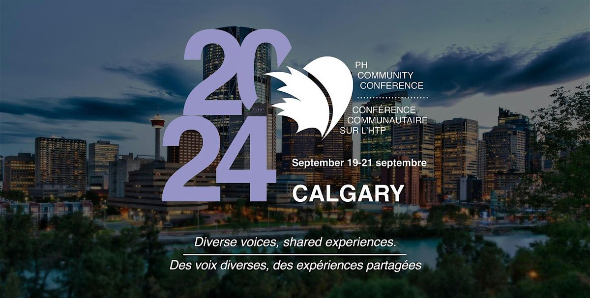 PHA Canada's 2024 PH Community Conference September 19-21