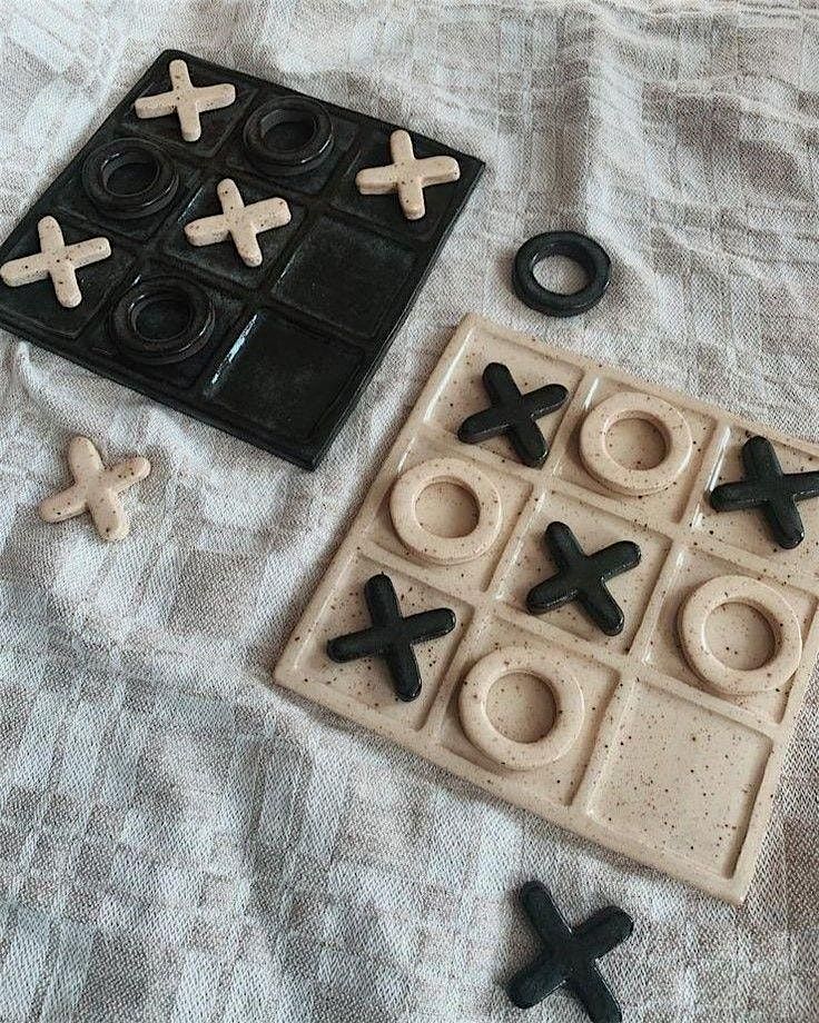 NEW Make Tic Tac Toe boards - couples  class with Khadija