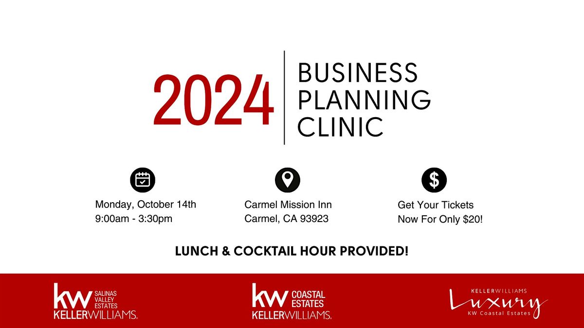 2024 Annual Business Planning Clinic!