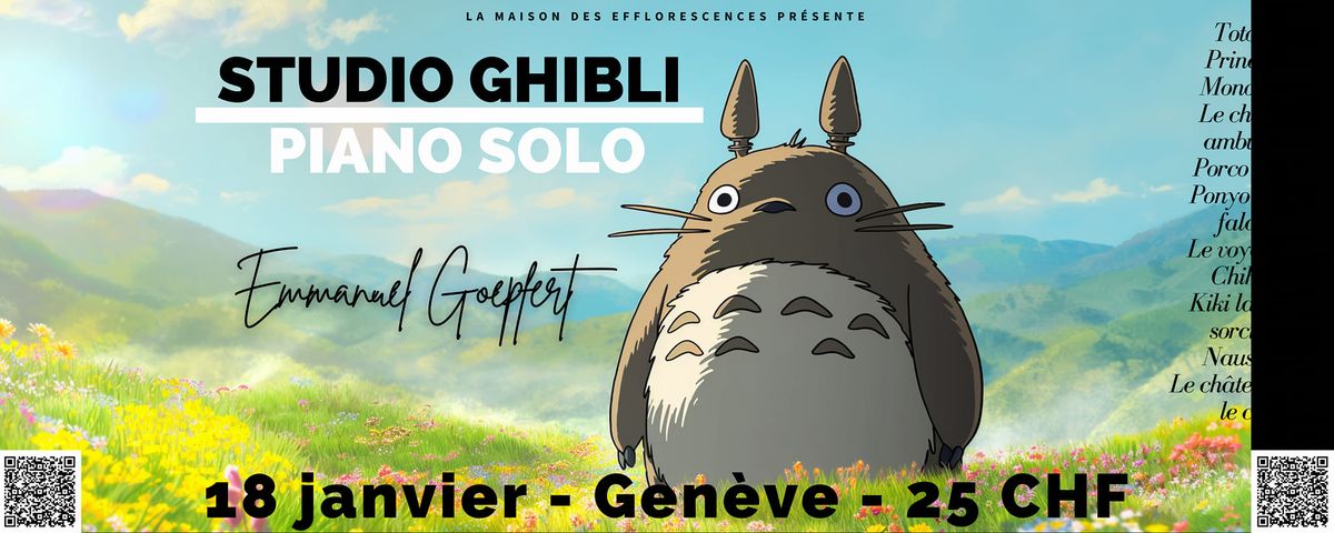 STUDIO GHIBLI LE CONCERT PIANO SOLO