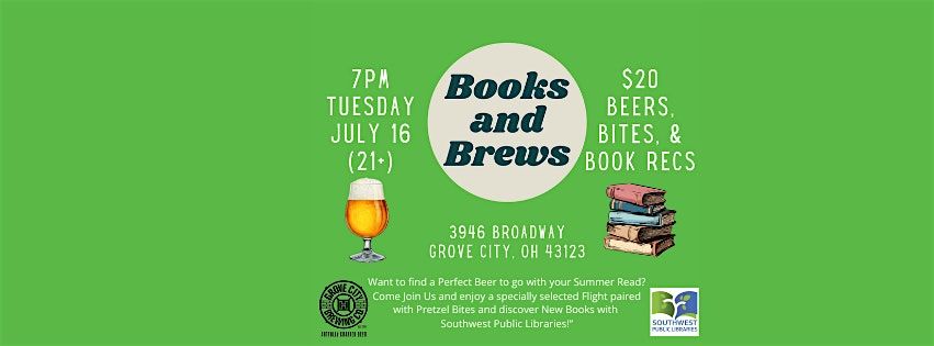Beer, Bites, & Books Pairing!