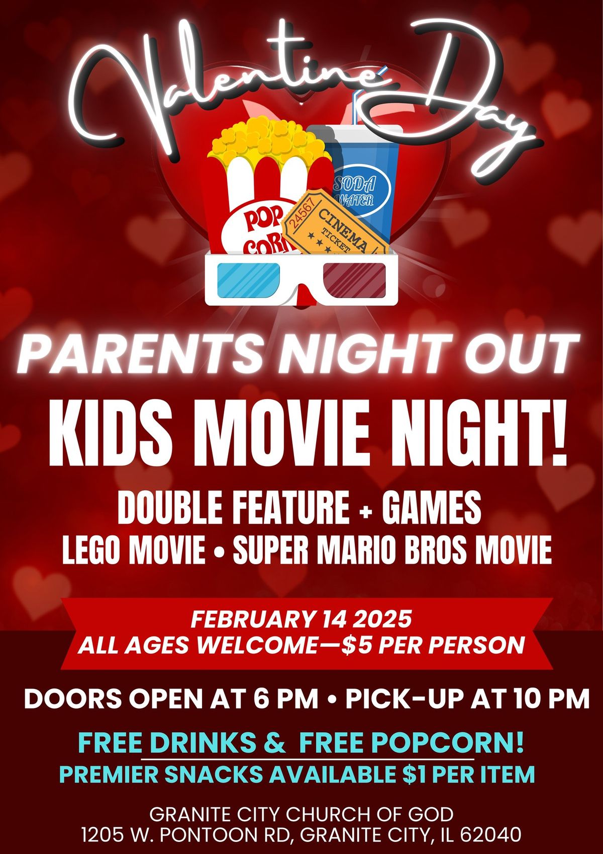 Valentines Day \u2014 Parents Night Out!