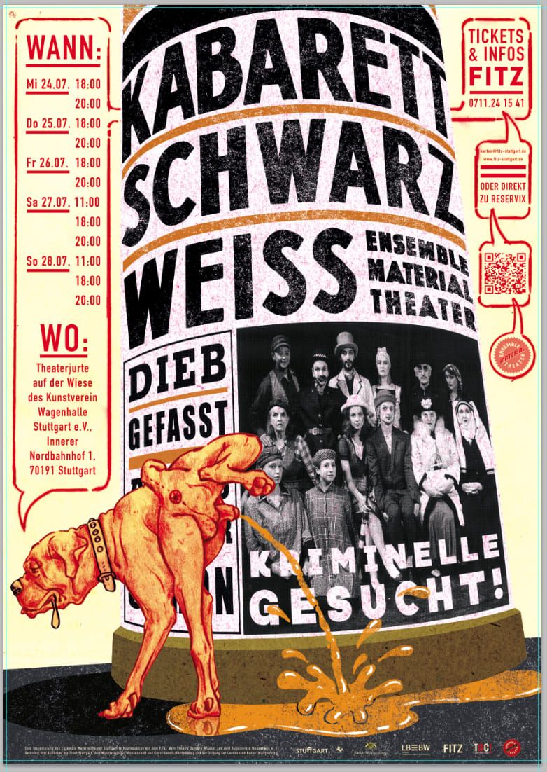 Premiere Kabarett Schwarz Wei\u00df