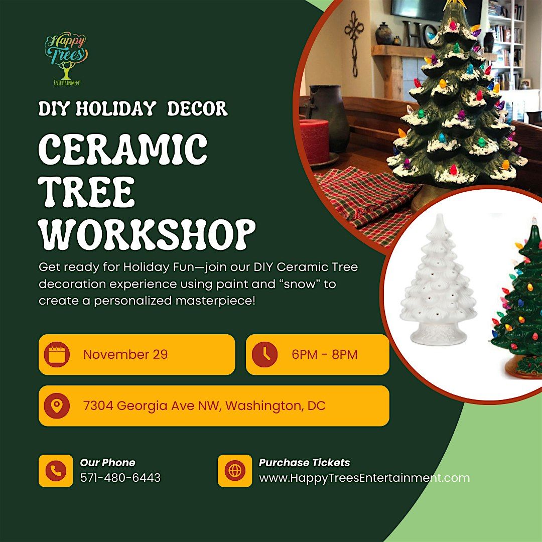 Ceramic Christmas Tree Workshop