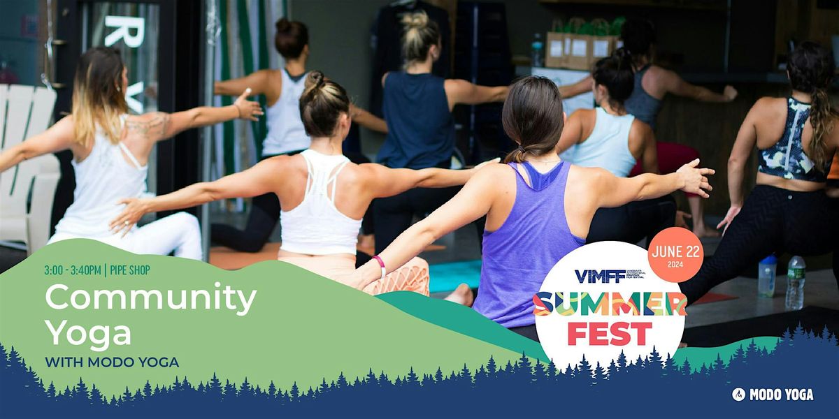 Community Yoga with Modo Yoga North Vancouver