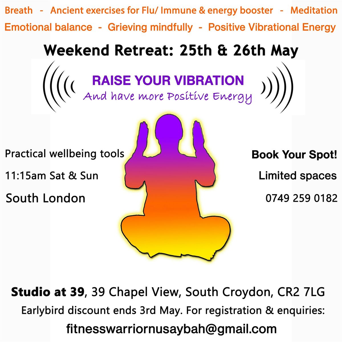 Raise Your Vibration Retreat