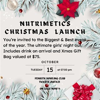 NUTRIMETICS  CHRISTMAS  LAUNCH