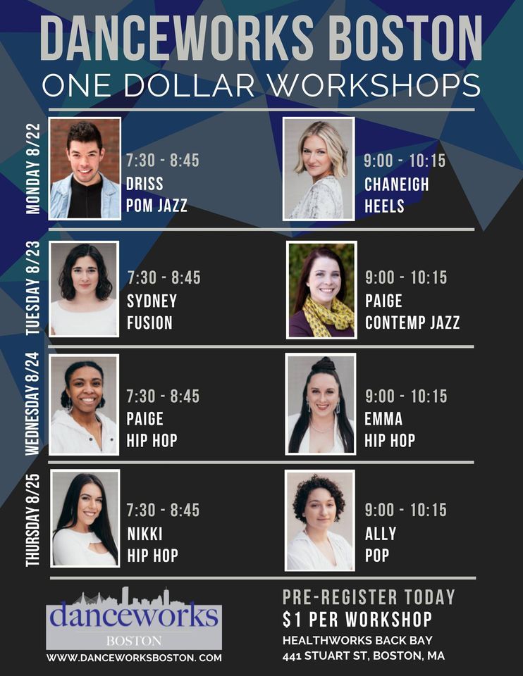 DanceWorks Boston - One Dollar Workshop Series Season 22