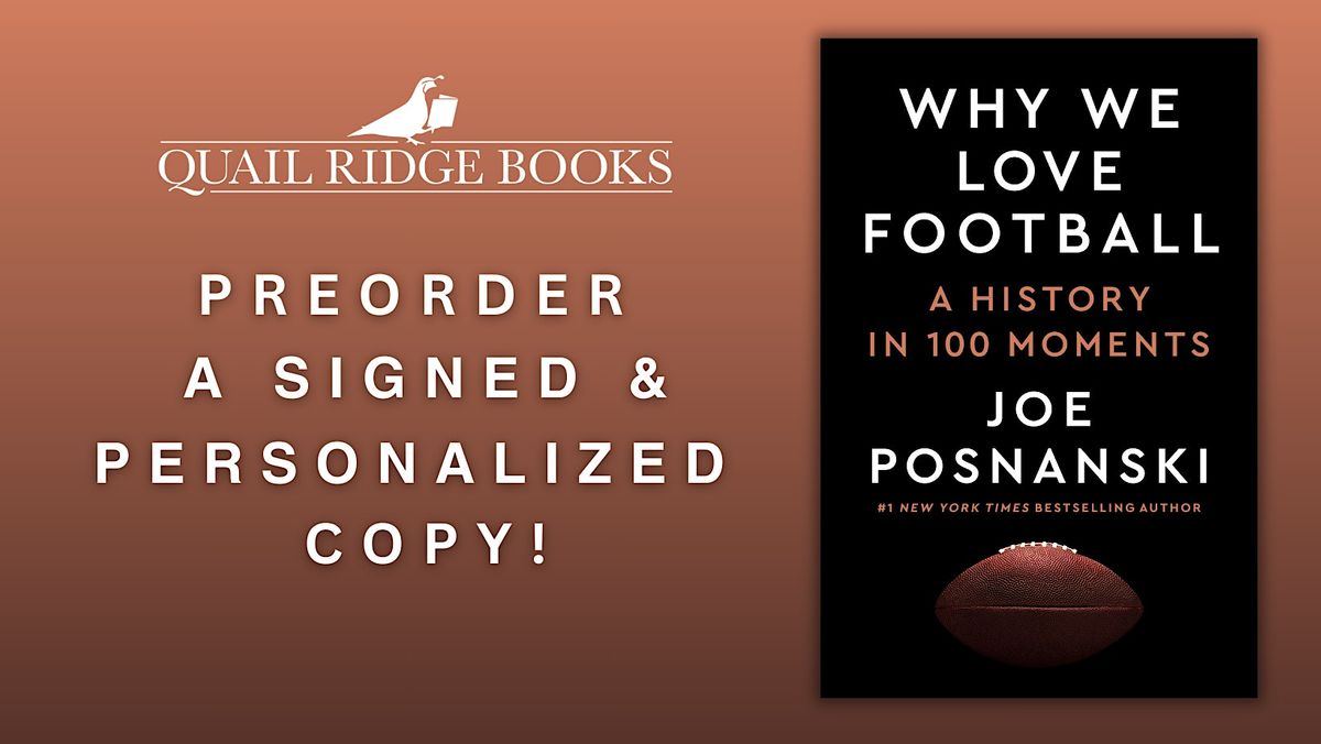 Joe Posnanski's Why We Love Football Signed Preorders