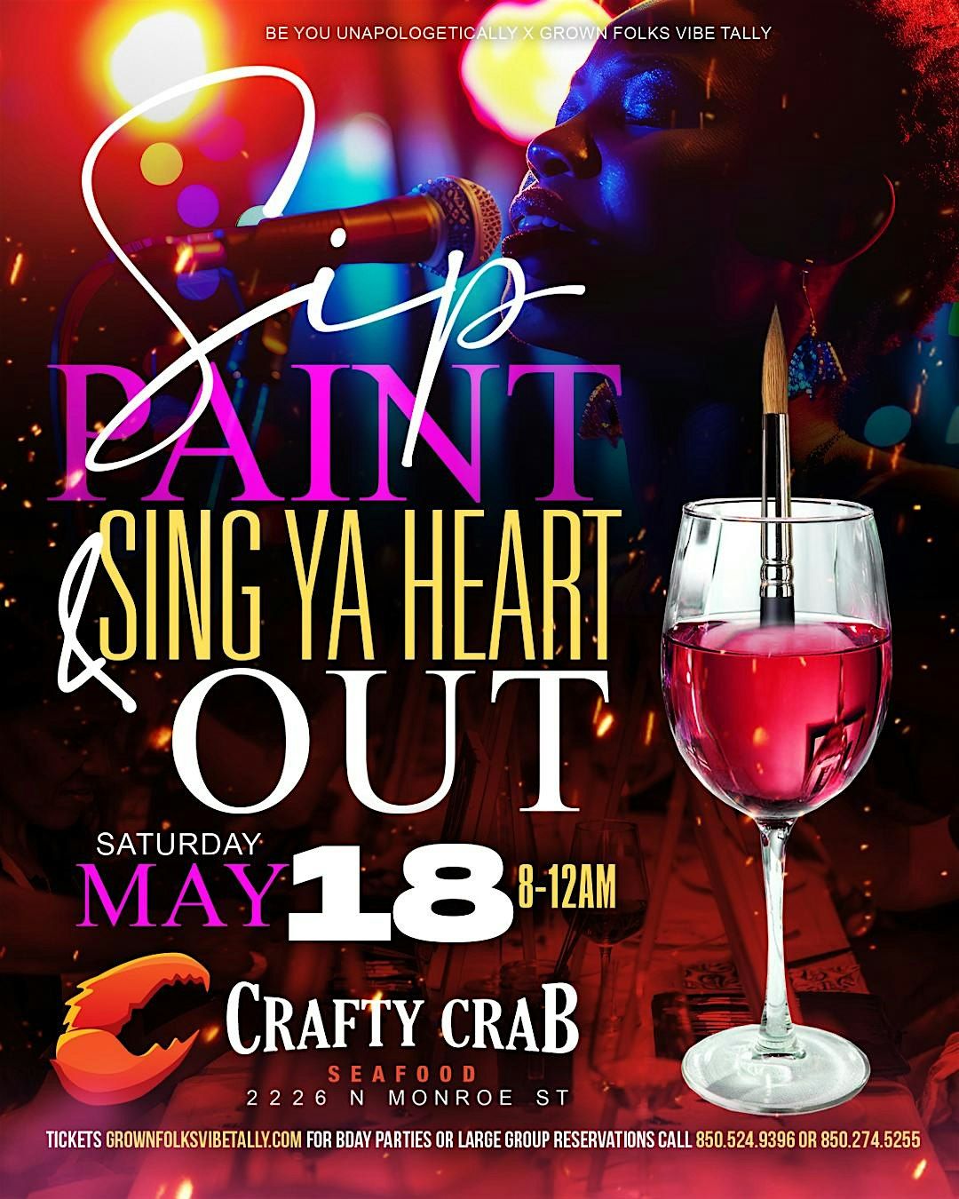 Sip, Paint & Sing Your Heart Out