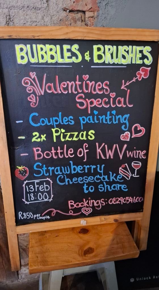 Valentine's Art Experience at FUD restaurant