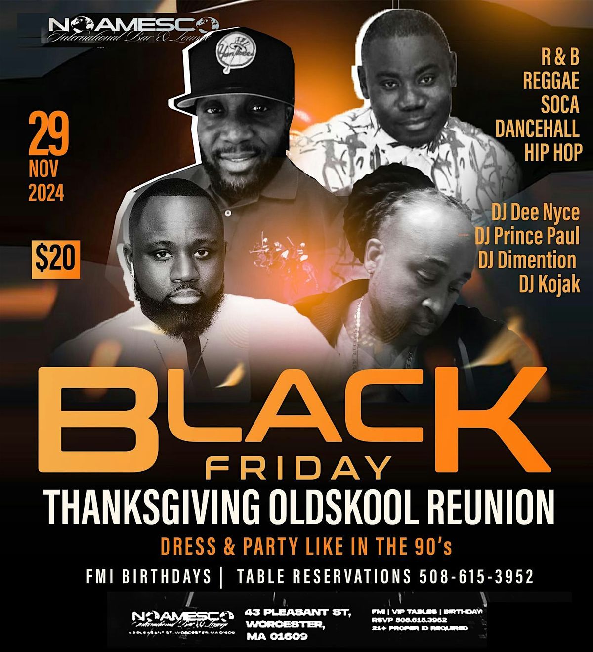 BLACK FRIDAY THANKSGIVING OLD SCHOOL REUNION