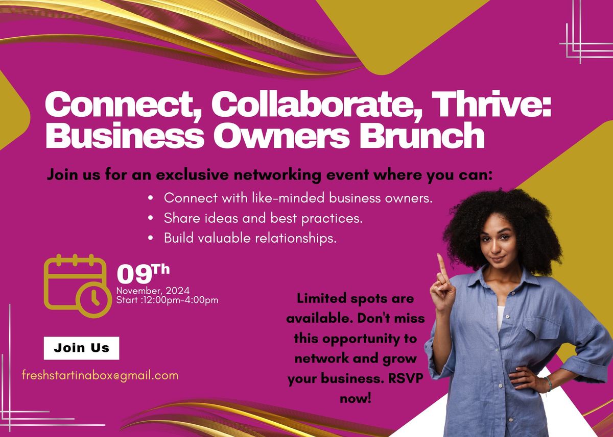 Connect, Collaborate, Thrive: Business Owners Brunch