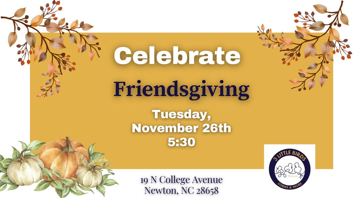 With Gratitude-Friendsgiving Celebration