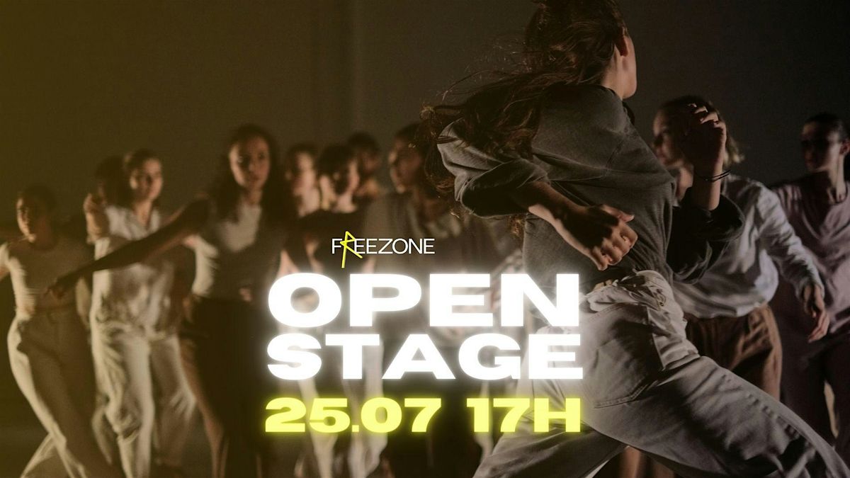 OPEN STAGE #14 (in collaboration with FREESE.BE summer intensive)