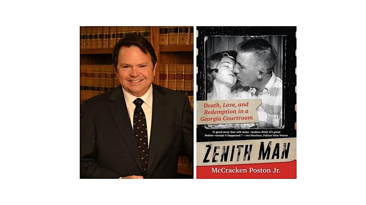 Join Local Author MCCRACKEN POSTON JR. Discussing His Book ZENITH MAN