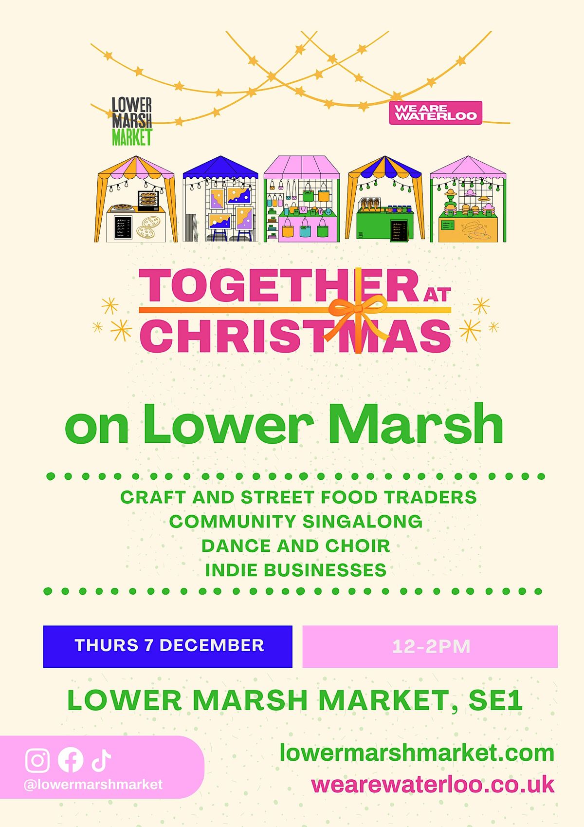 Together At Christmas on Lower Marsh