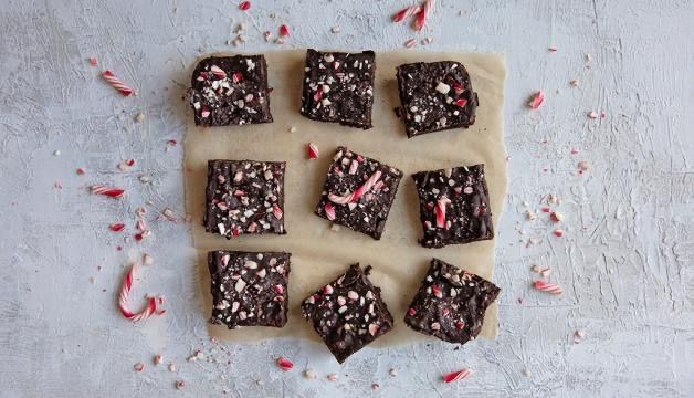 Peppermint Fudge Brownie Sampling Pop-Up!