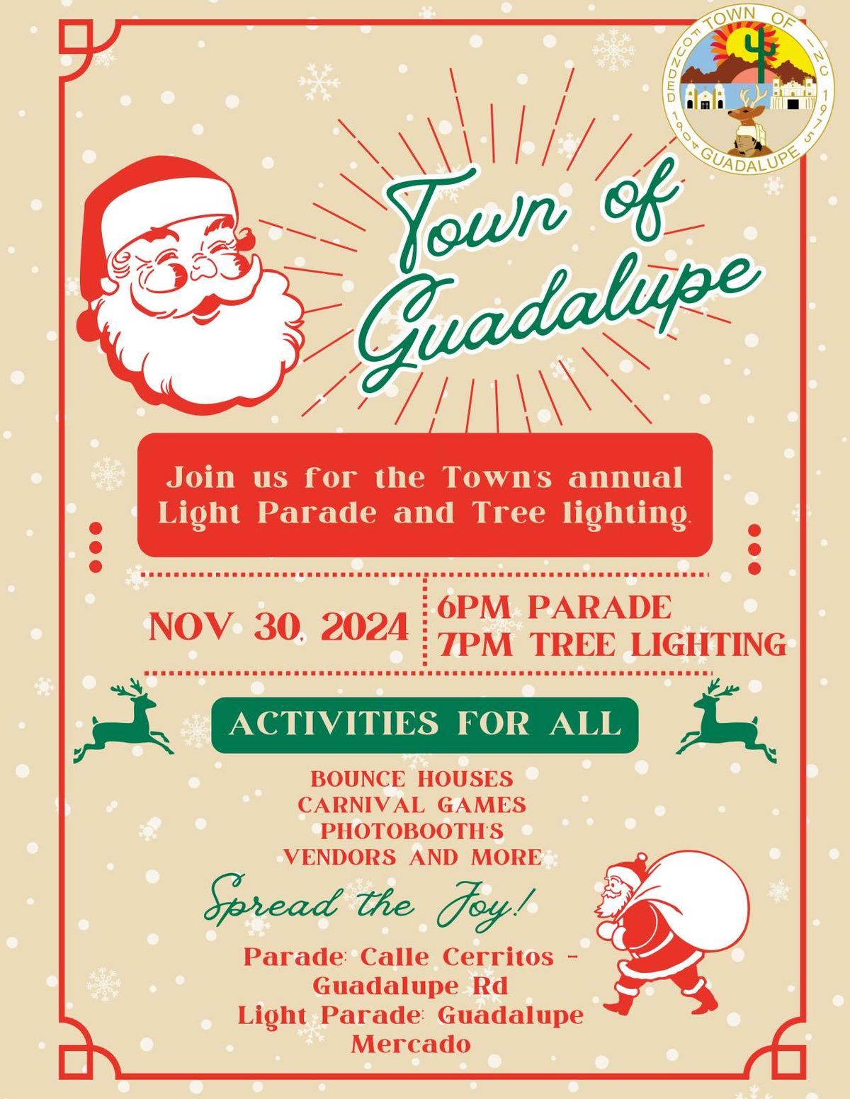 2024 Guadalupe Light Parade and Tree Lighting