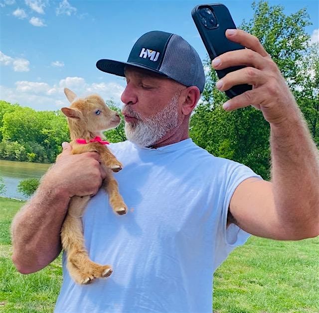 Baby Goat Bottle Feed and Farm Animal Interaction