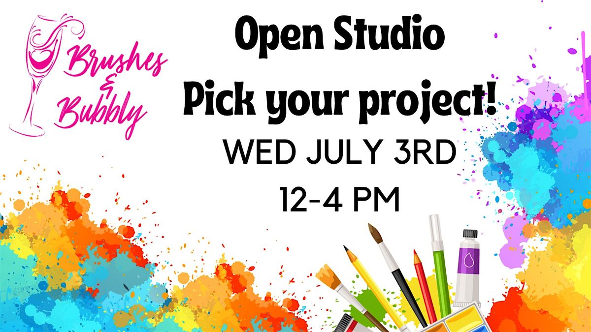 Open Studio - Pick your project