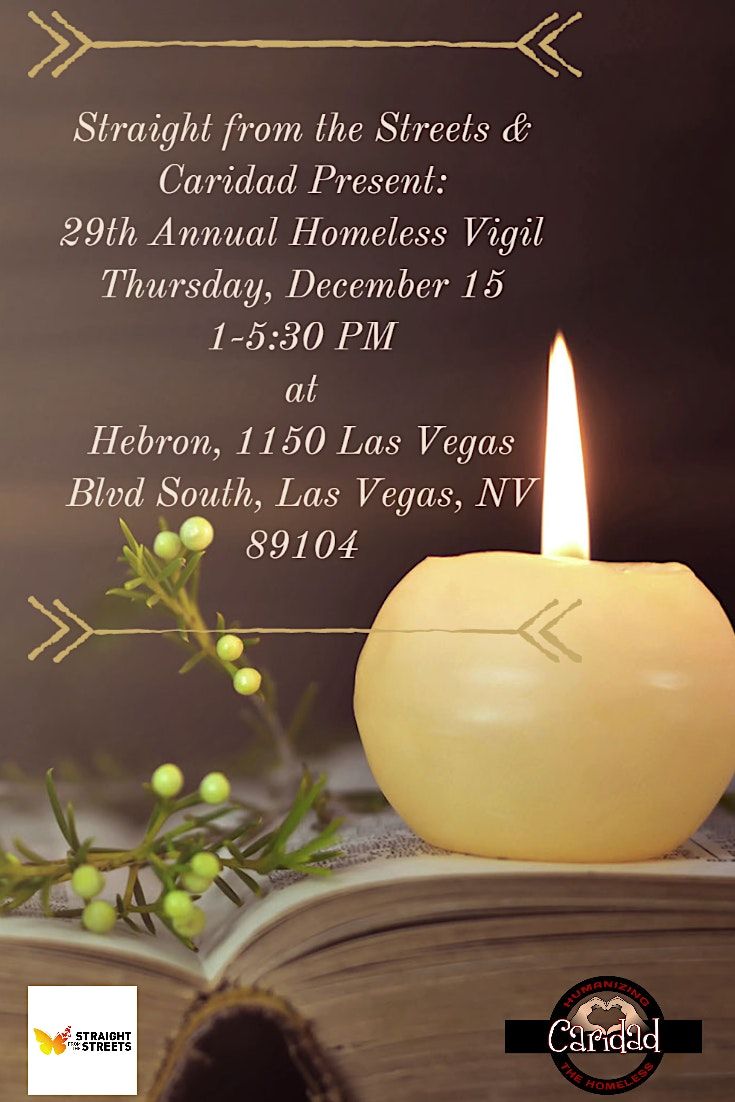 Straight from the Streets & Caridad 29th Annual Homeless Vigil