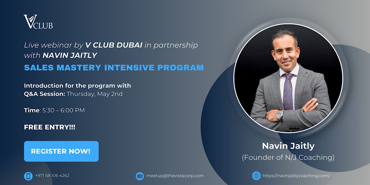 Sales Mastery Intensive - Introduction to the program