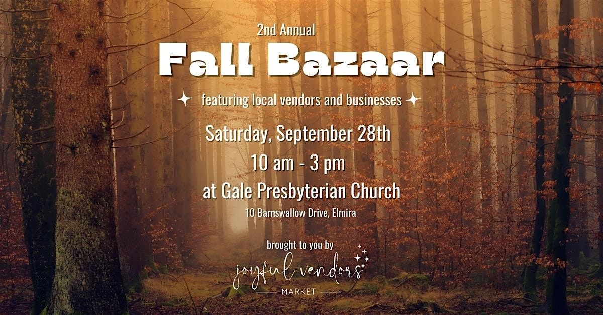 Fall Bazaar by Joyful Vendors Market