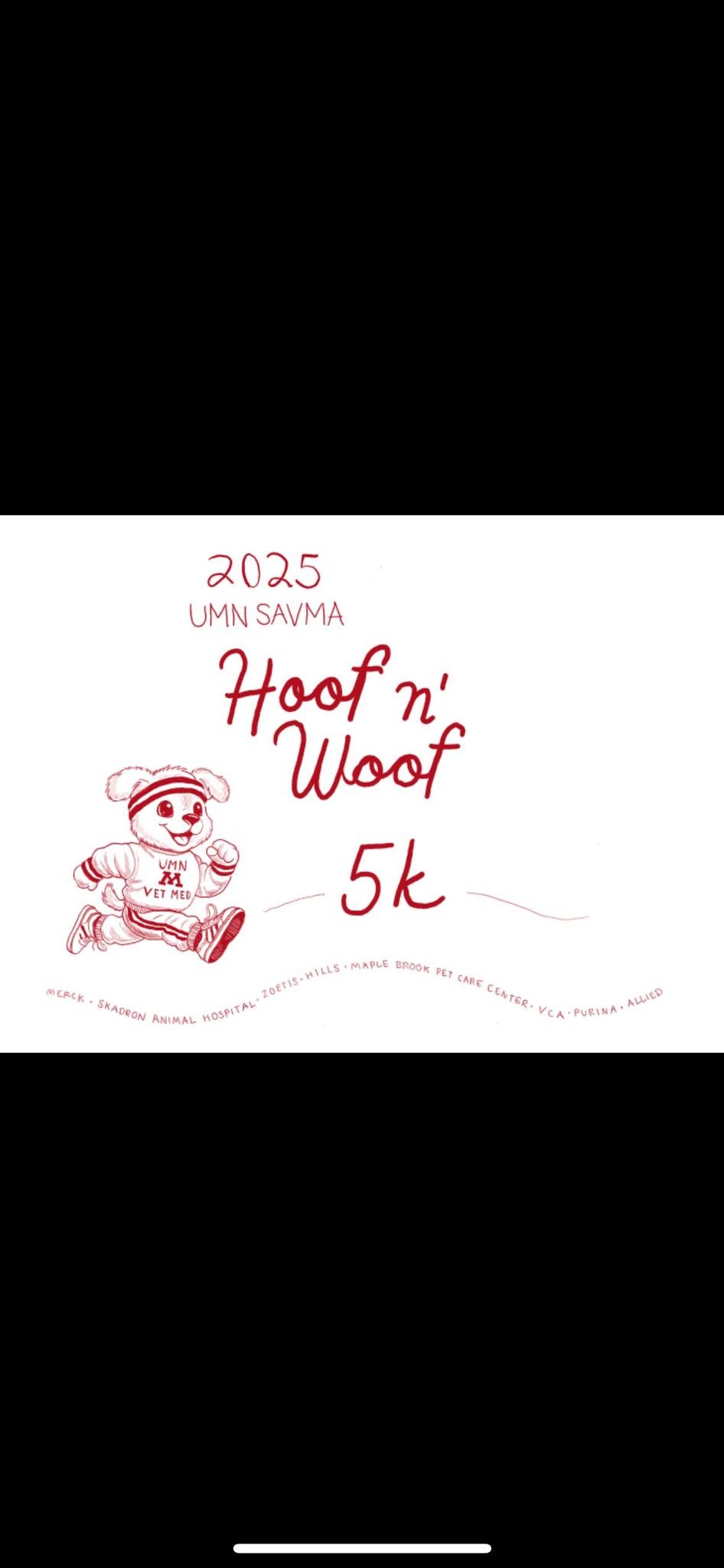 UMN Hoof N Woof 5k Fun Run