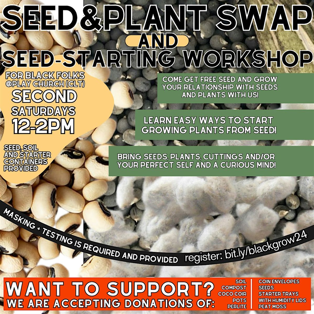 Seed & Plant Swap AND Seed-Starting Workshop