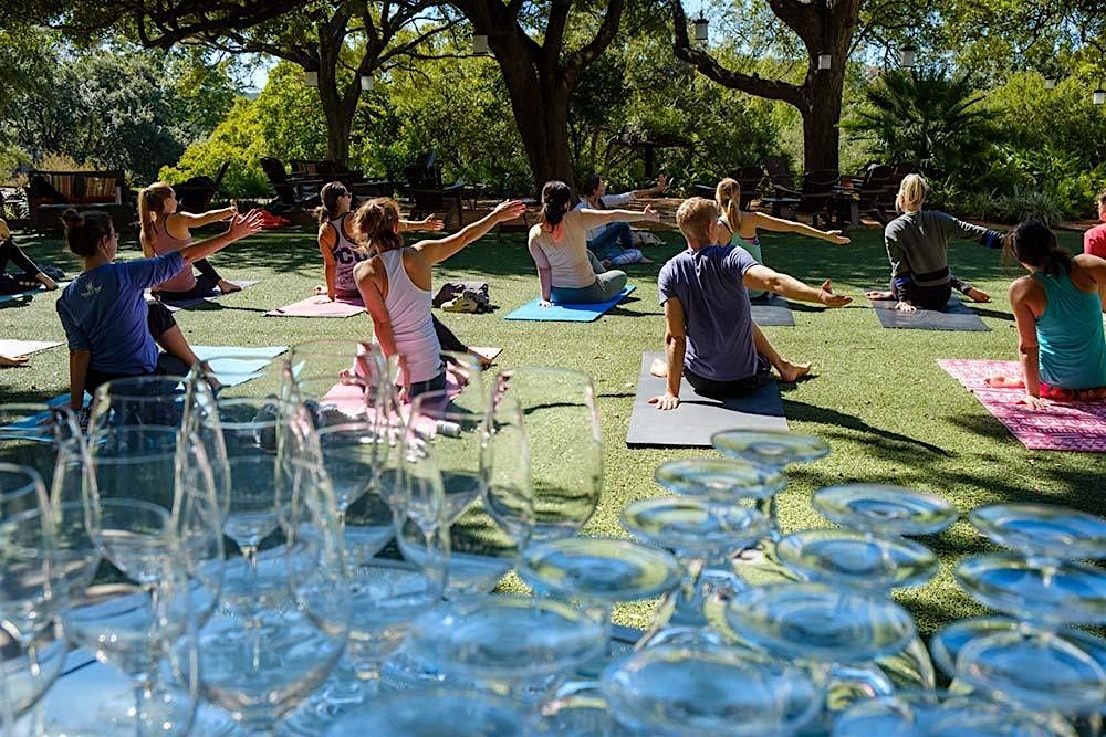 Vino Vinyasa at Four Seasons Hotel Austin