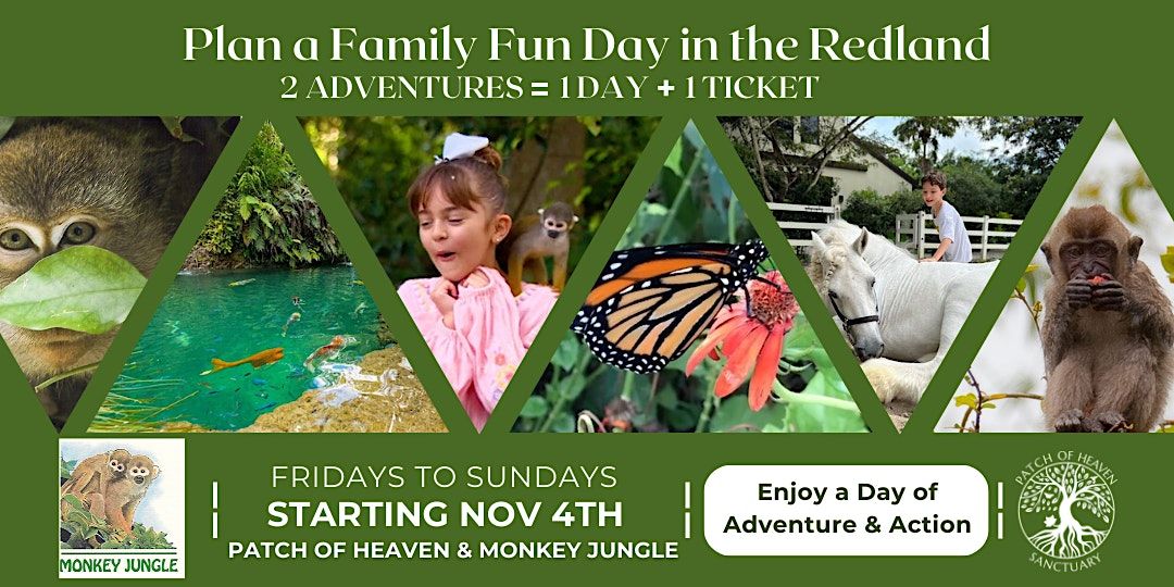 Family Fun in the Redland Dual DayPass