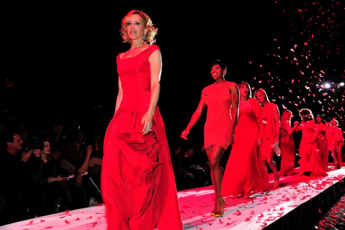 QCH3 Red Dress Run Fashion Show