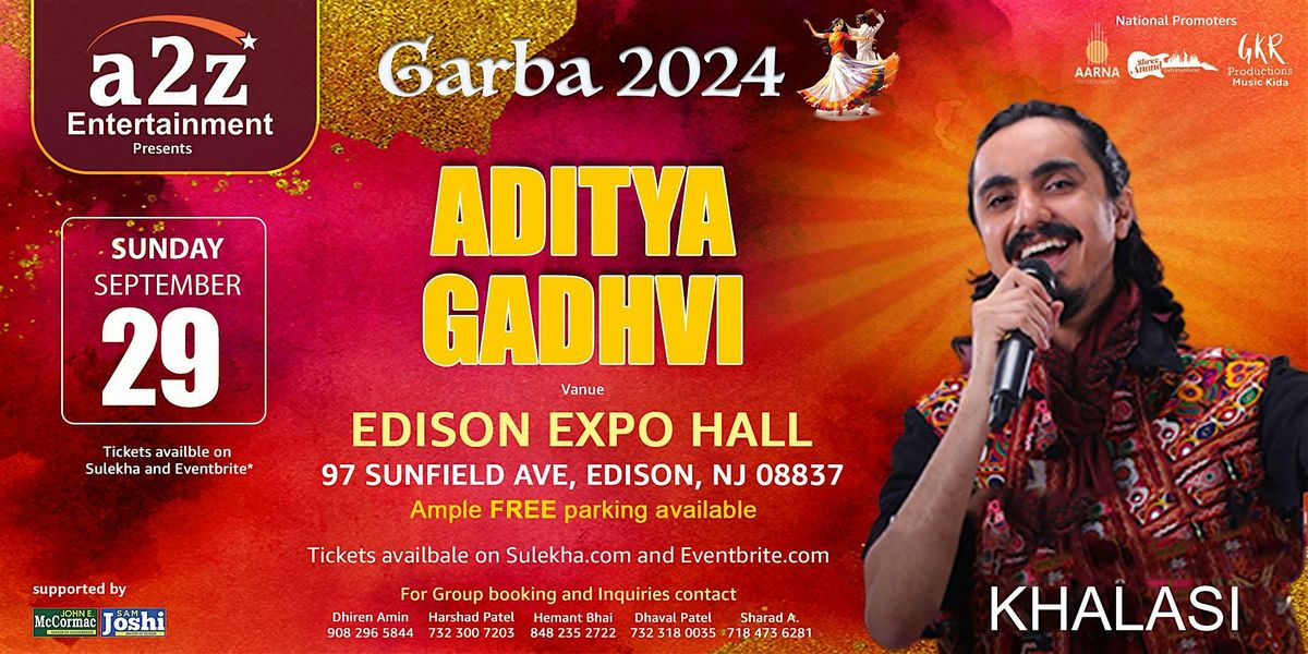 EDISON TURNS AS NAVRATRI RETURNS - ADITYA GADHVI