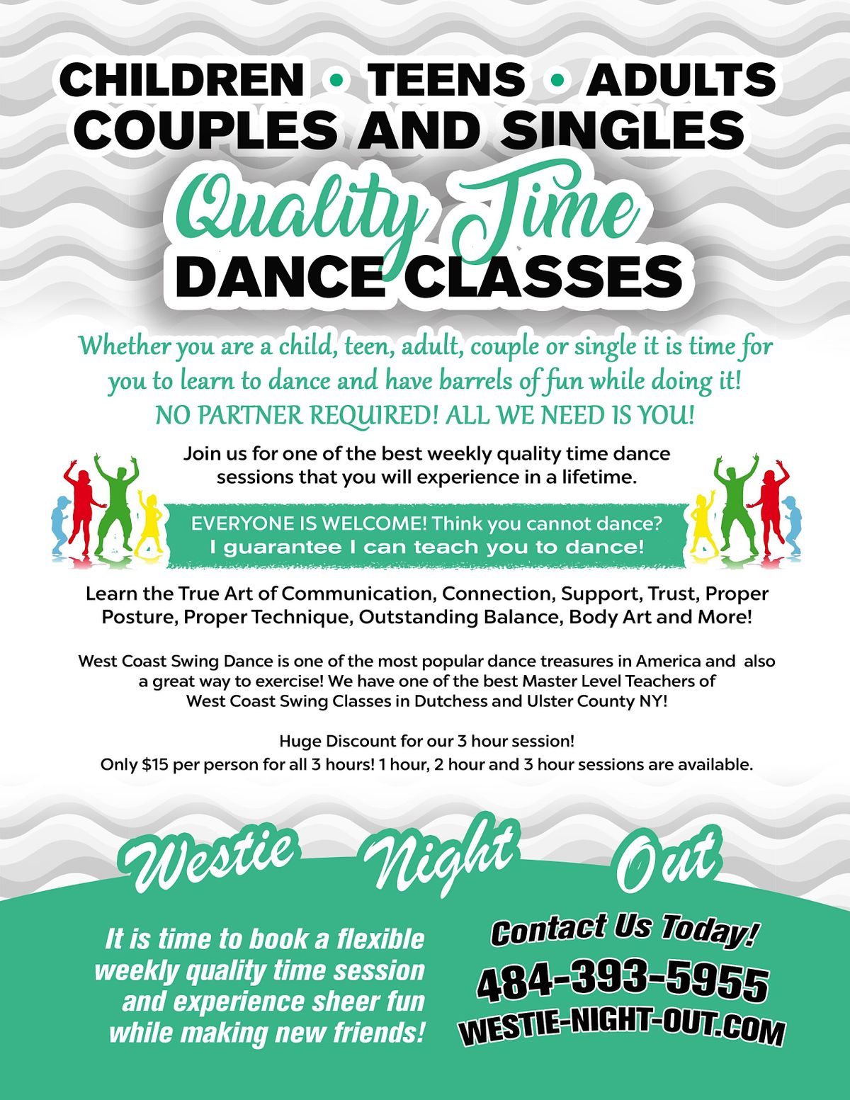 West Coast Swing Dance Lessons! Beginner, Intermediate and Advanced