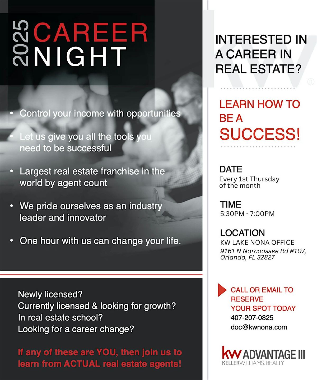 Real Estate Career Night